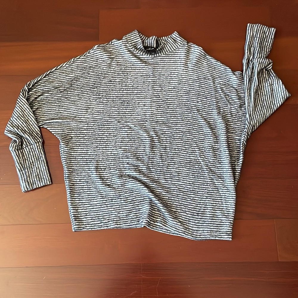 Stripes out from under sweater for urban outfitters in large